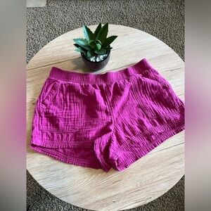 Gap Hot Pink Cotton Shorts XL